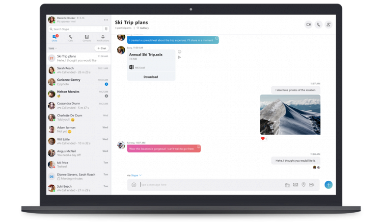 Microsoft признала новый дизайн Skype неудачным